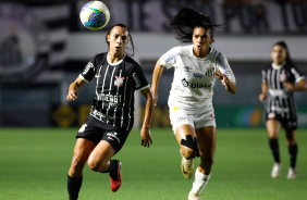 Carol Tavares foi titular no clssico contra o Santos, pela quinta rodada do Brasileiro Feminino